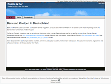 Tablet Screenshot of kneipe-bar.de